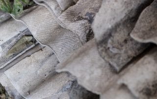 Old building materials used for roofing