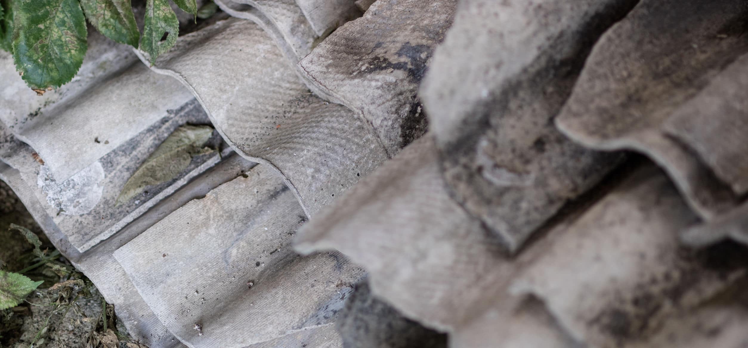 Old building materials used for roofing