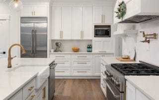 View of a residential kitchen