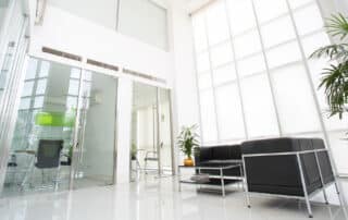 Interior of an office building