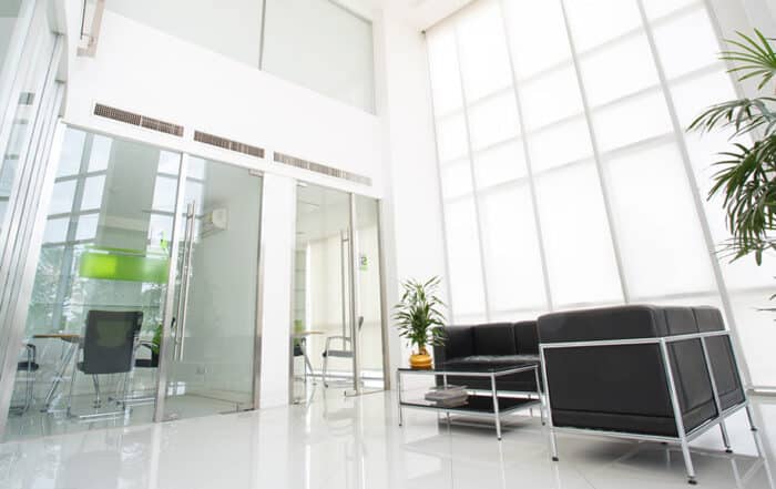 Interior of an office building